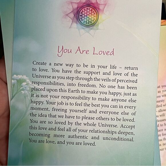The flower of life wisdom from Astar guidance cards angel tarot - Picture 5 of 10